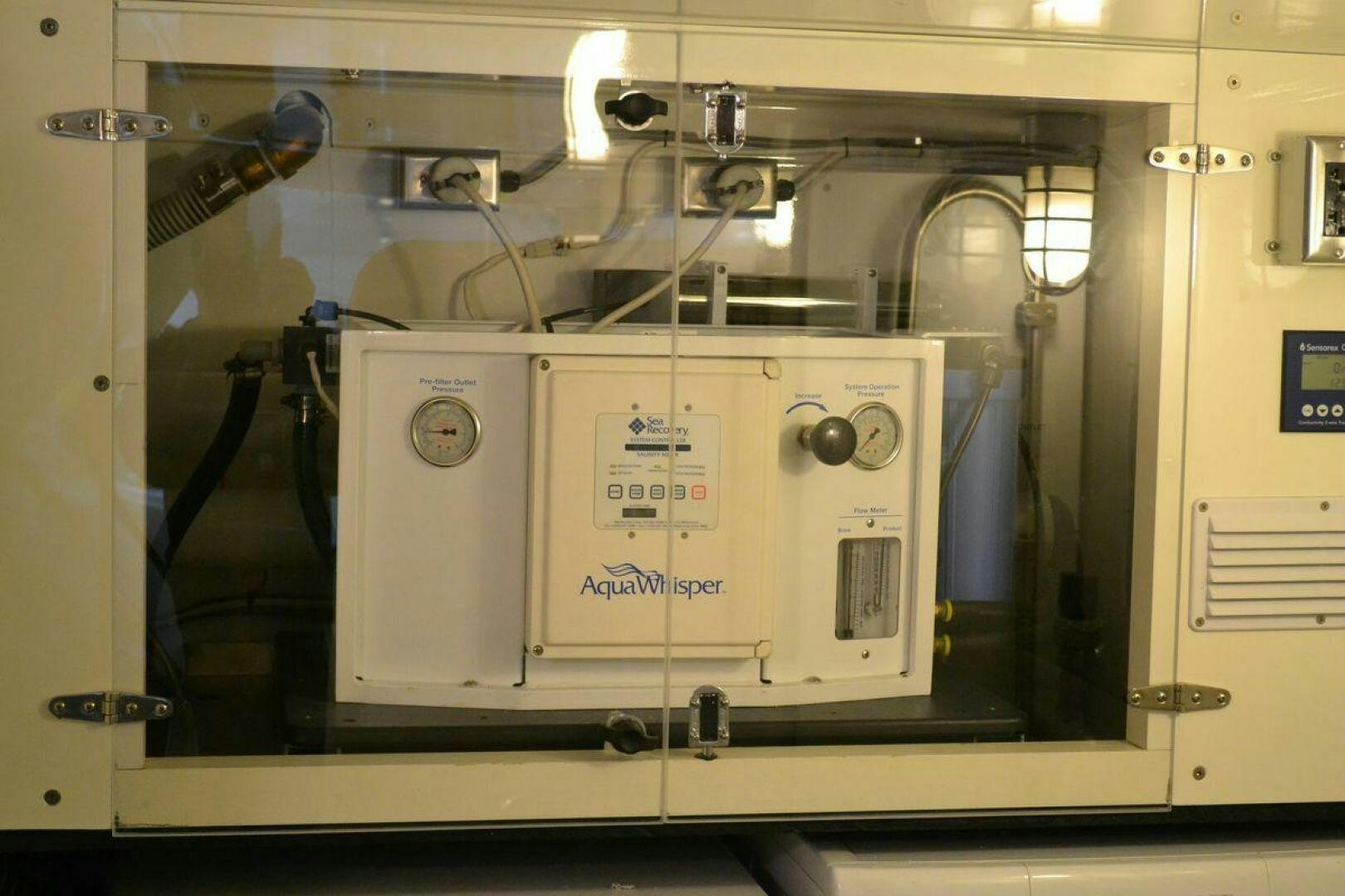 a machine with a screen aboard ALLSEAS Yacht for Sale