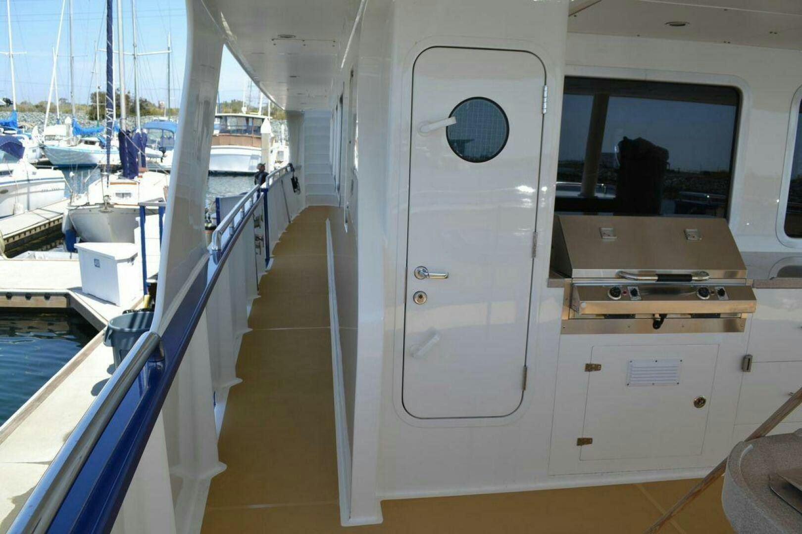 inside of a ship aboard ALLSEAS Yacht for Sale