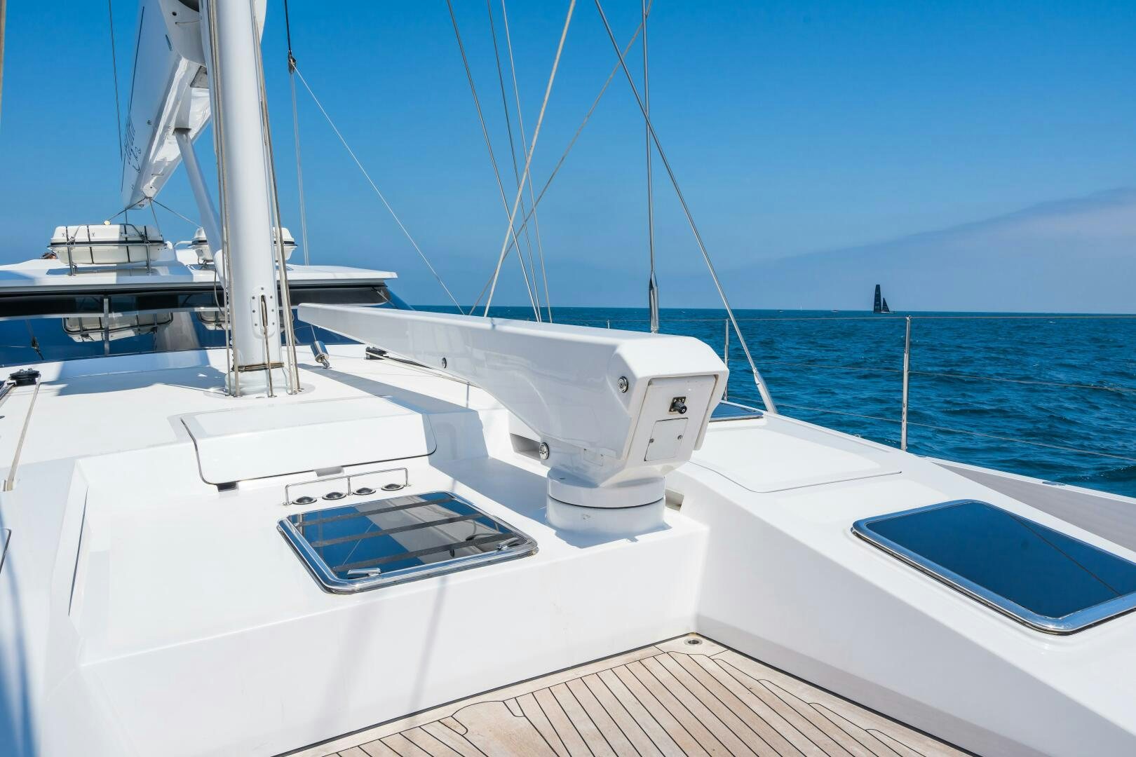 a boat on the water aboard SEAQUELL Yacht for Sale