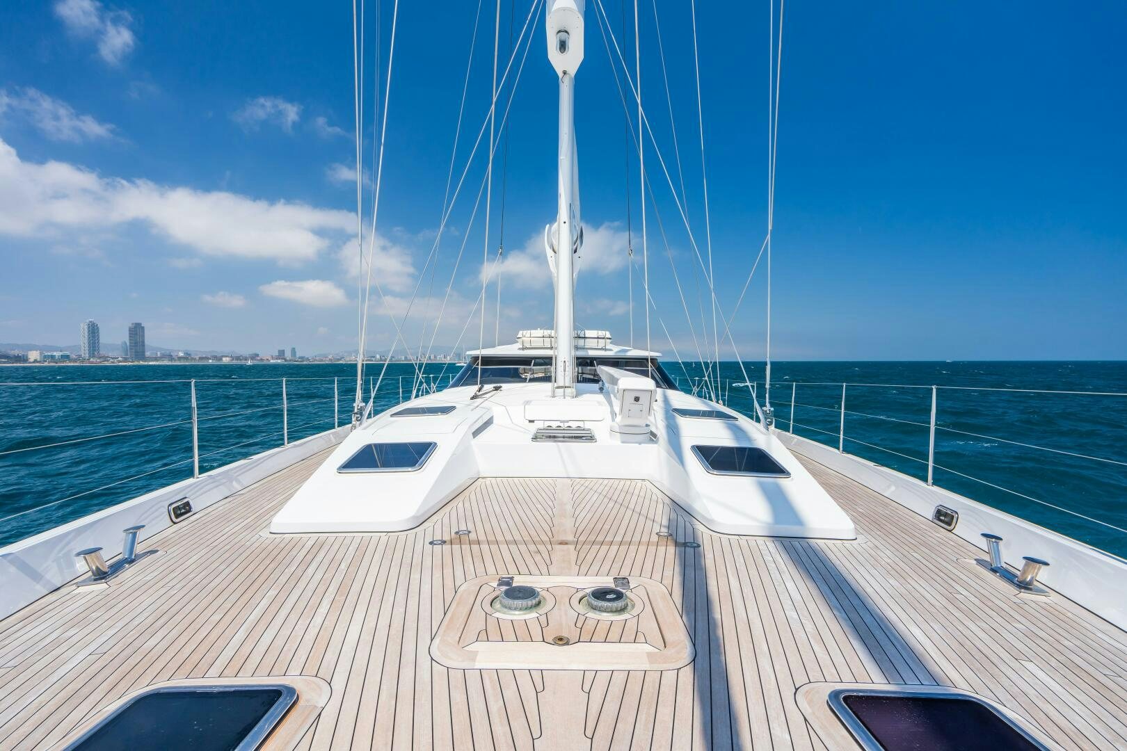 a boat on the water aboard SEAQUELL Yacht for Sale