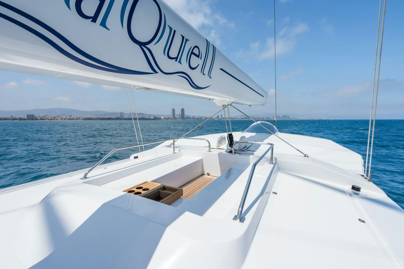 a boat on the water aboard SEAQUELL Yacht for Sale