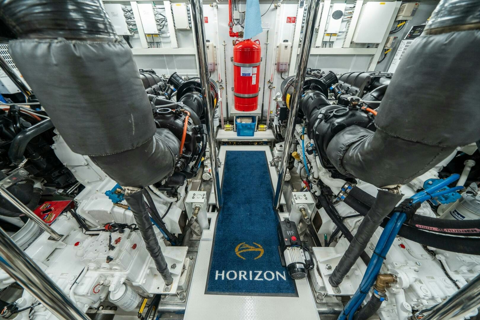 a person in a space suit aboard MIDNIGHT MOON Yacht for Sale