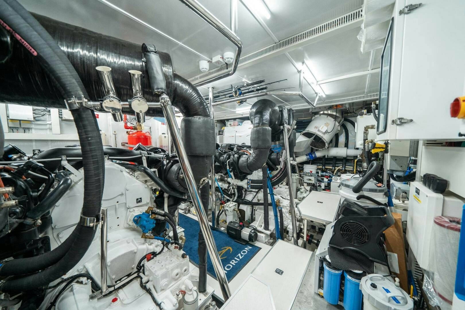 a close-up of a machine aboard MIDNIGHT MOON Yacht for Sale