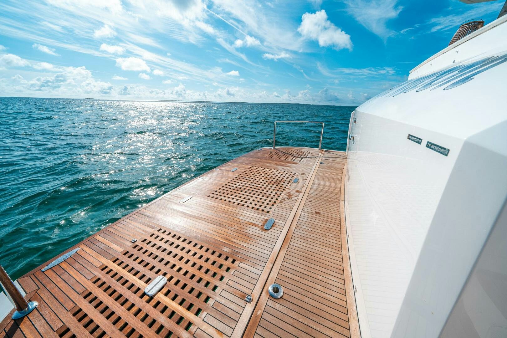 a boat on the water aboard MIDNIGHT MOON Yacht for Sale