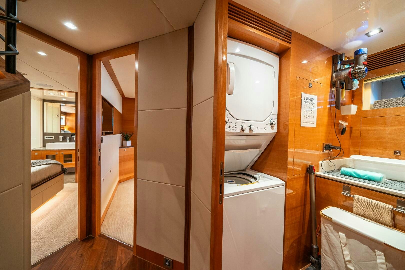 a bathroom with a sink and a toilet aboard MIDNIGHT MOON Yacht for Sale