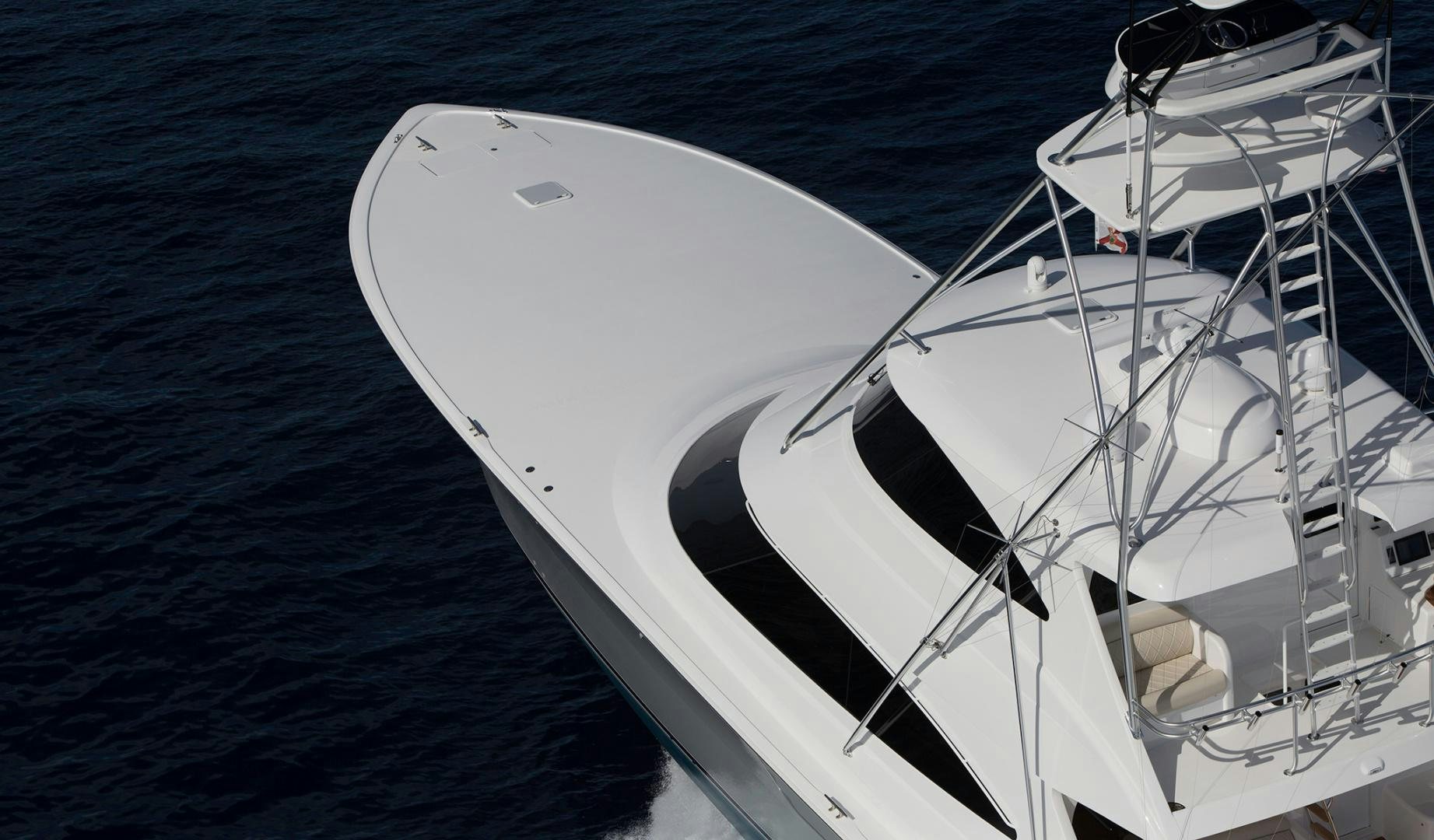 a white boat in the water aboard NEW BUILD Yacht for Sale