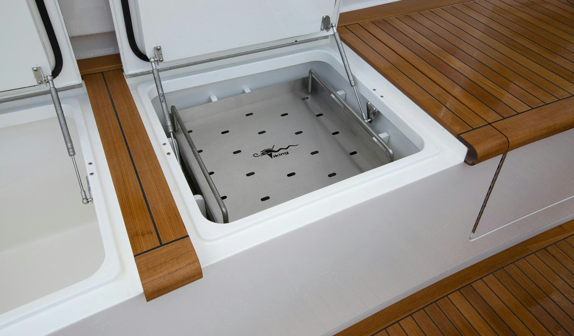 a sink in a kitchen aboard NEW BUILD Yacht for Sale