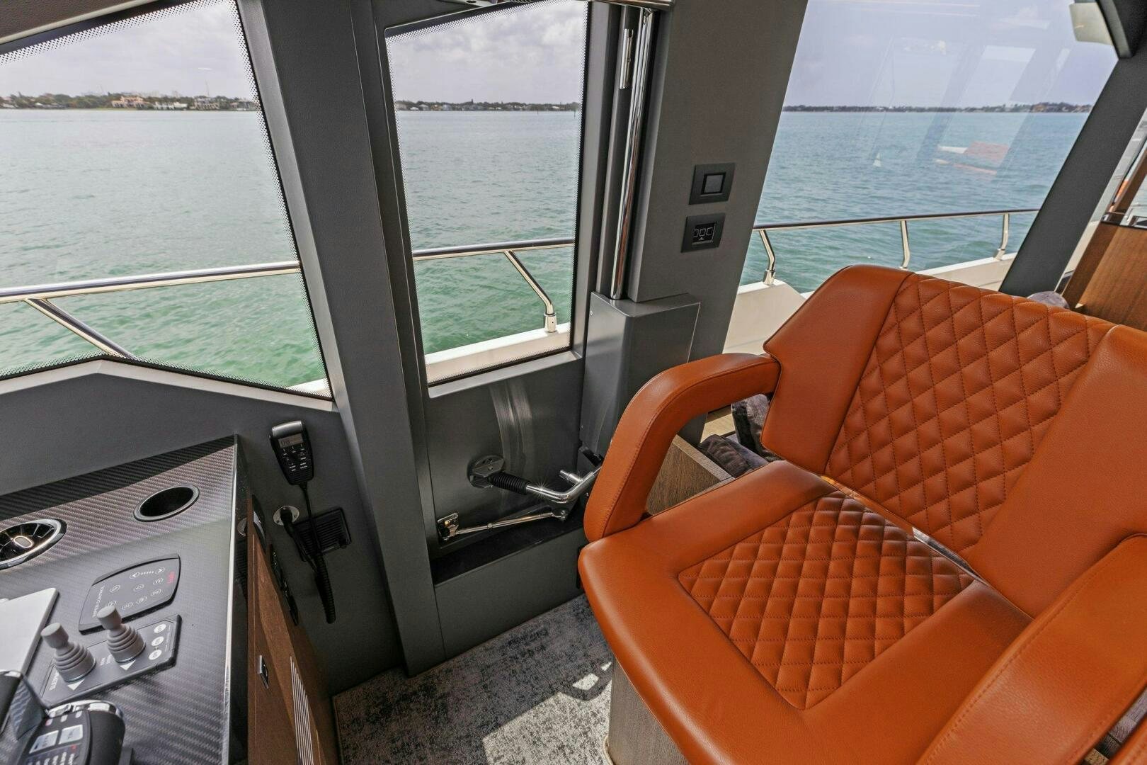 a chair on a bus aboard TINKA BUNNY Yacht for Sale