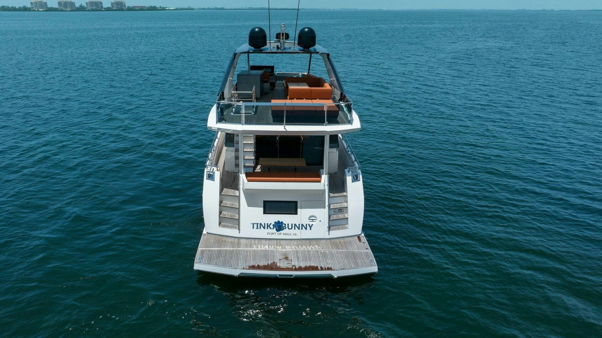 a boat in the water aboard TINKA BUNNY Yacht for Sale