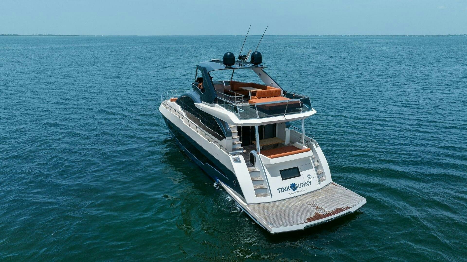 a boat in the water aboard TINKA BUNNY Yacht for Sale