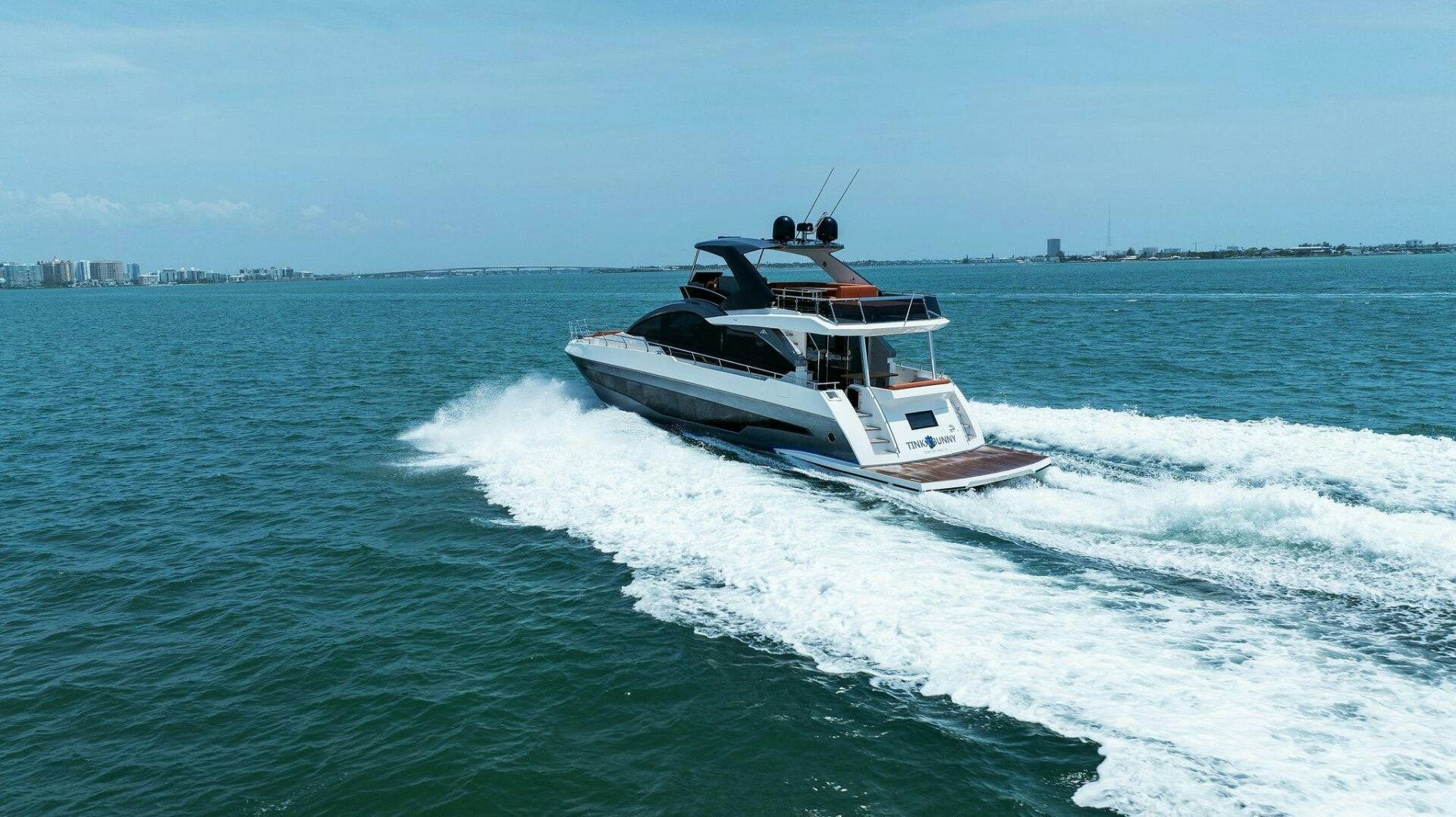 a boat on the water aboard TINKA BUNNY Yacht for Sale