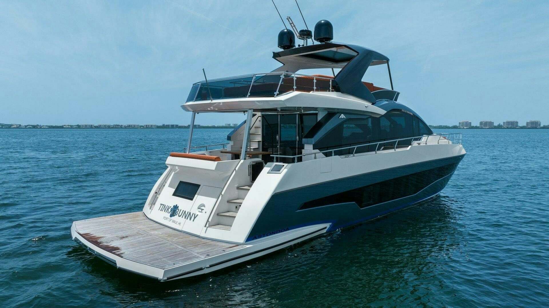 a boat on the water aboard TINKA BUNNY Yacht for Sale