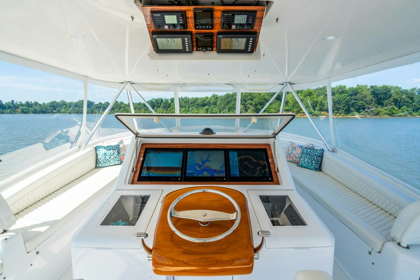 inside of a boat aboard W Yacht for Sale