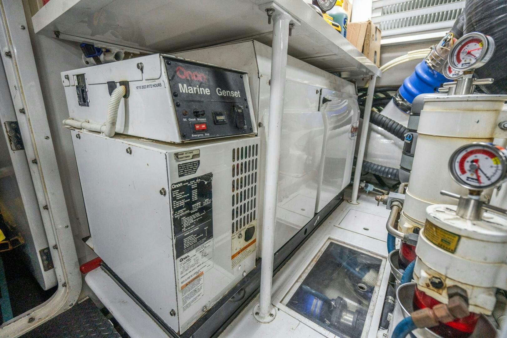 a machine with a large white object aboard W Yacht for Sale