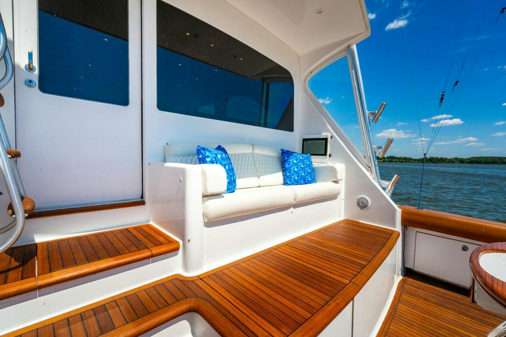a boat on the water aboard W Yacht for Sale