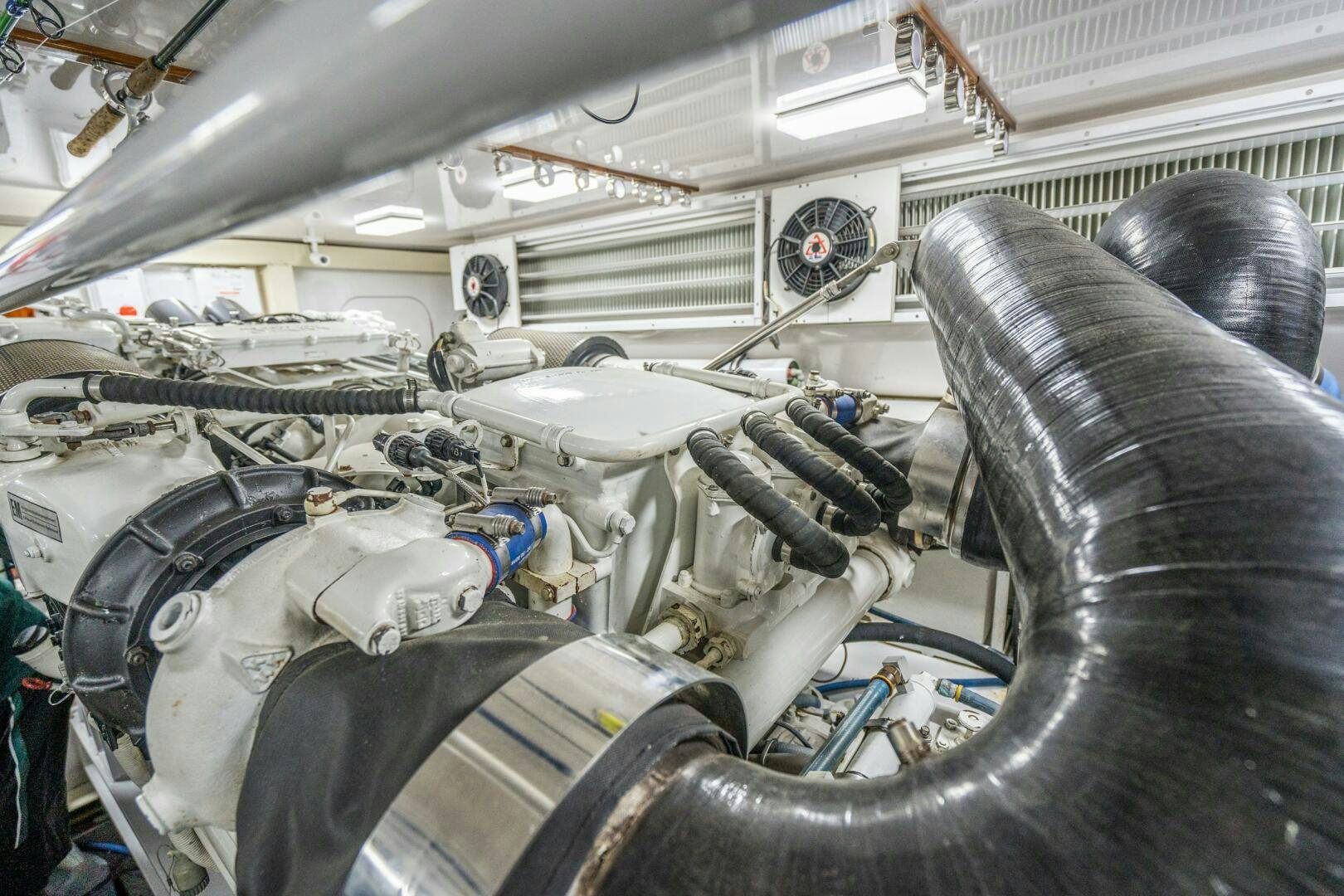a person in a car aboard W Yacht for Sale