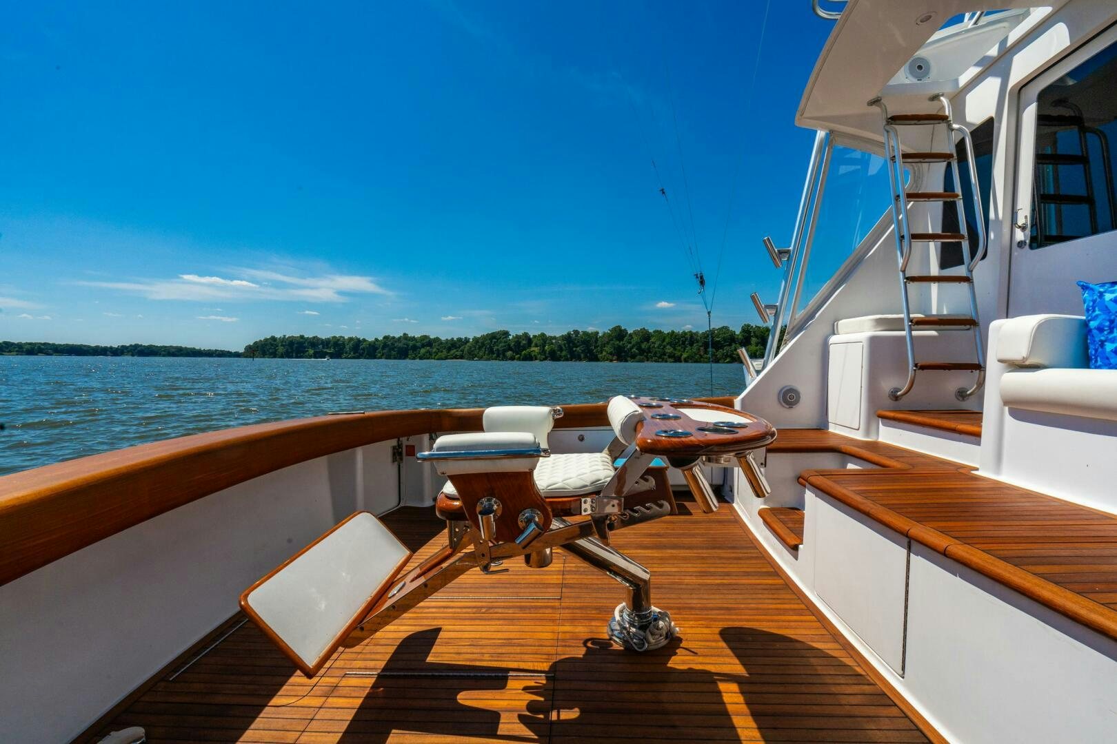 a boat on the water aboard W Yacht for Sale