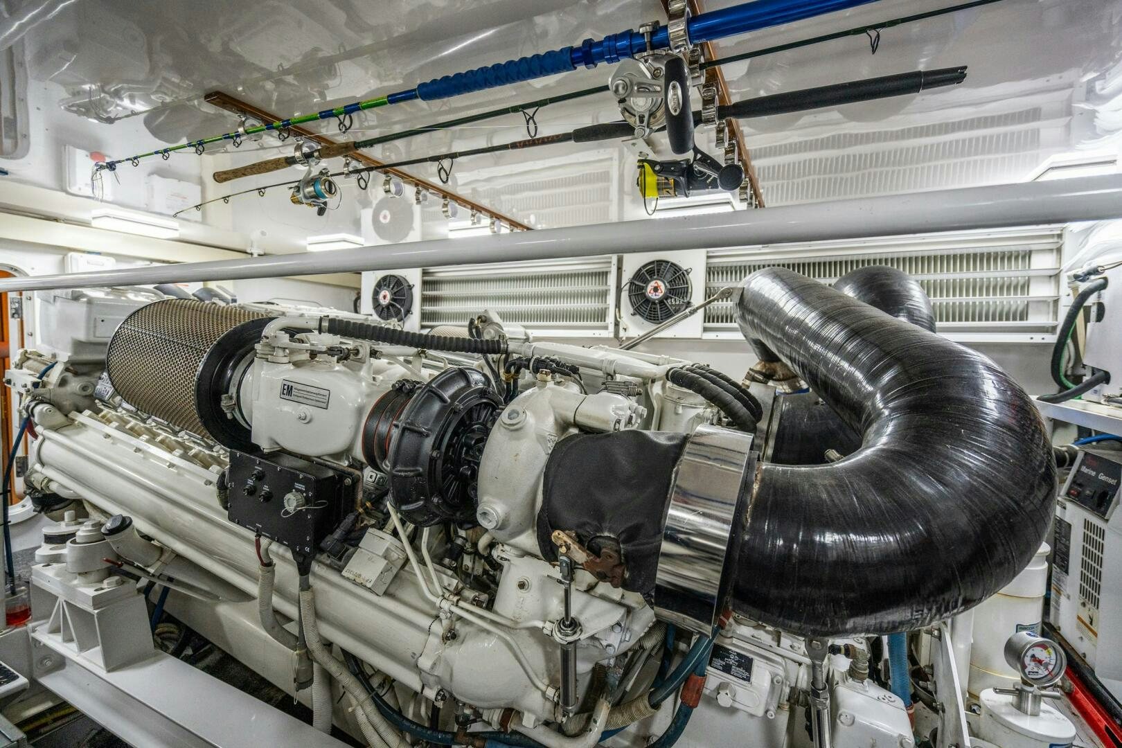 a machine with a large metal object aboard W Yacht for Sale