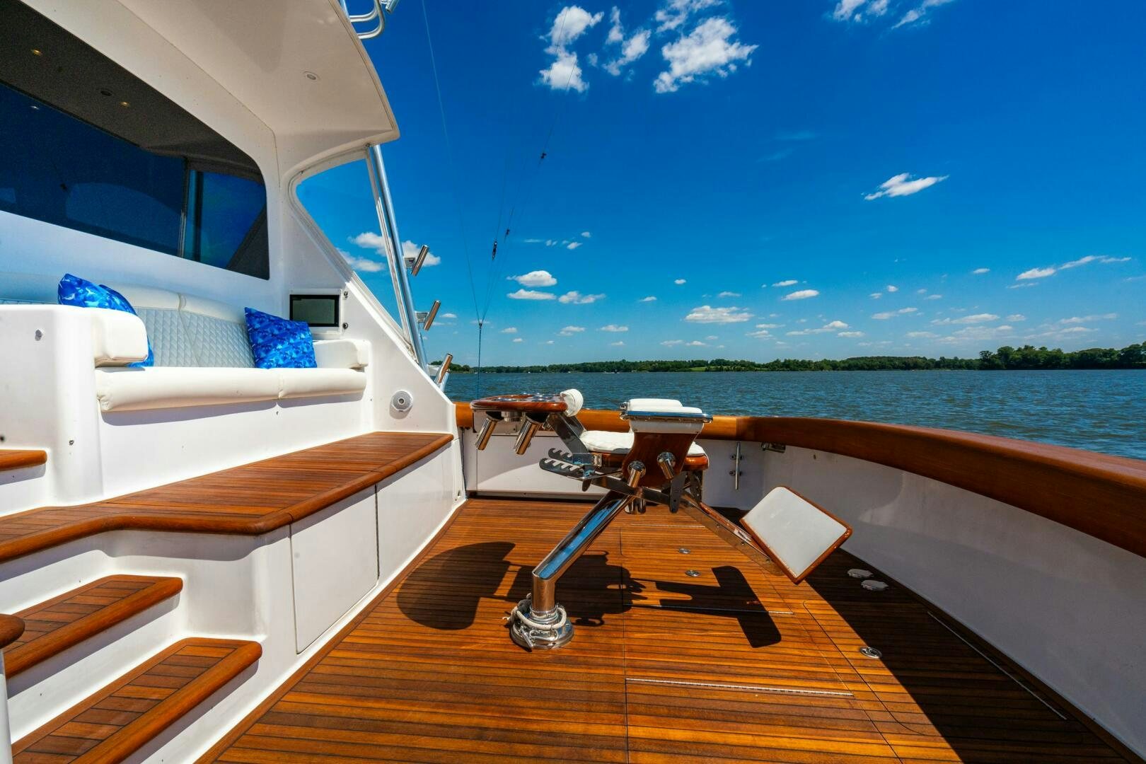 a boat on the water aboard W Yacht for Sale