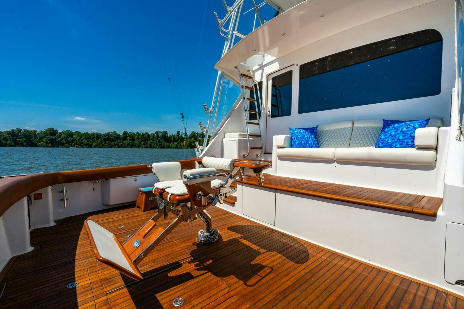 a boat on the water aboard W Yacht for Sale