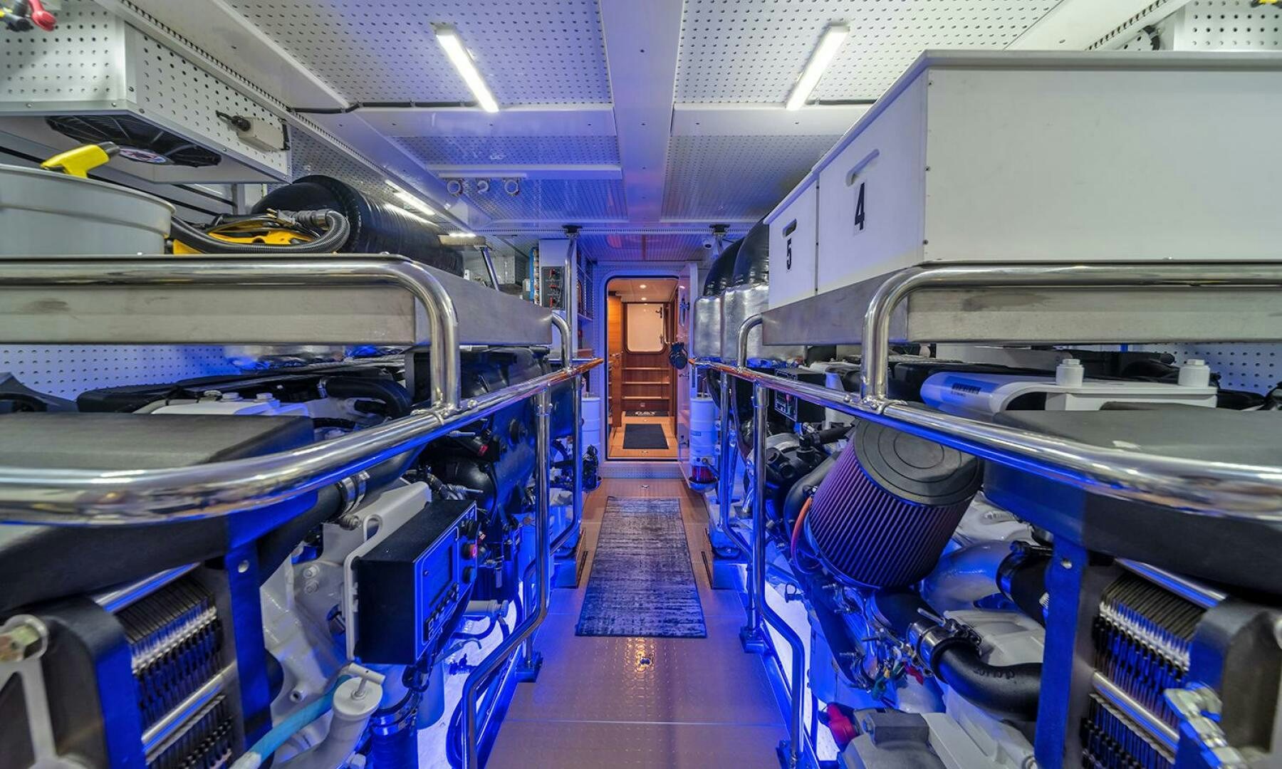 a room with several machines aboard OKIE Yacht for Sale