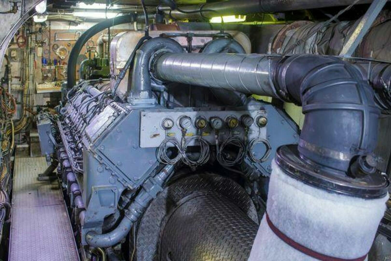 a machine inside a room aboard JADEN SUN Yacht for Sale