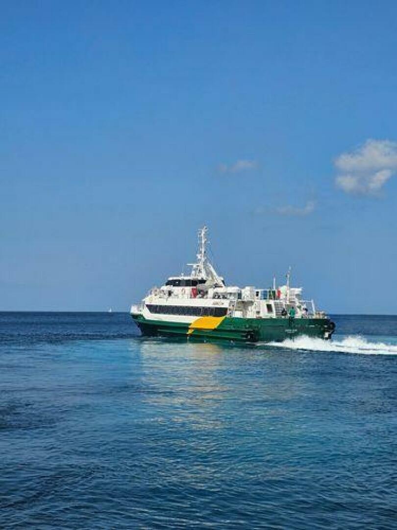 a boat on the water aboard JADEN SUN Yacht for Sale