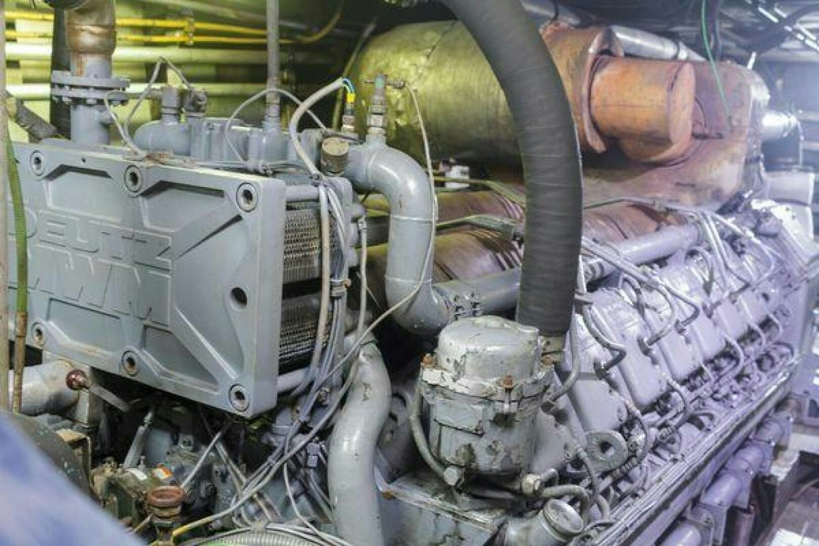 a machine with pipes aboard JADEN SUN Yacht for Sale