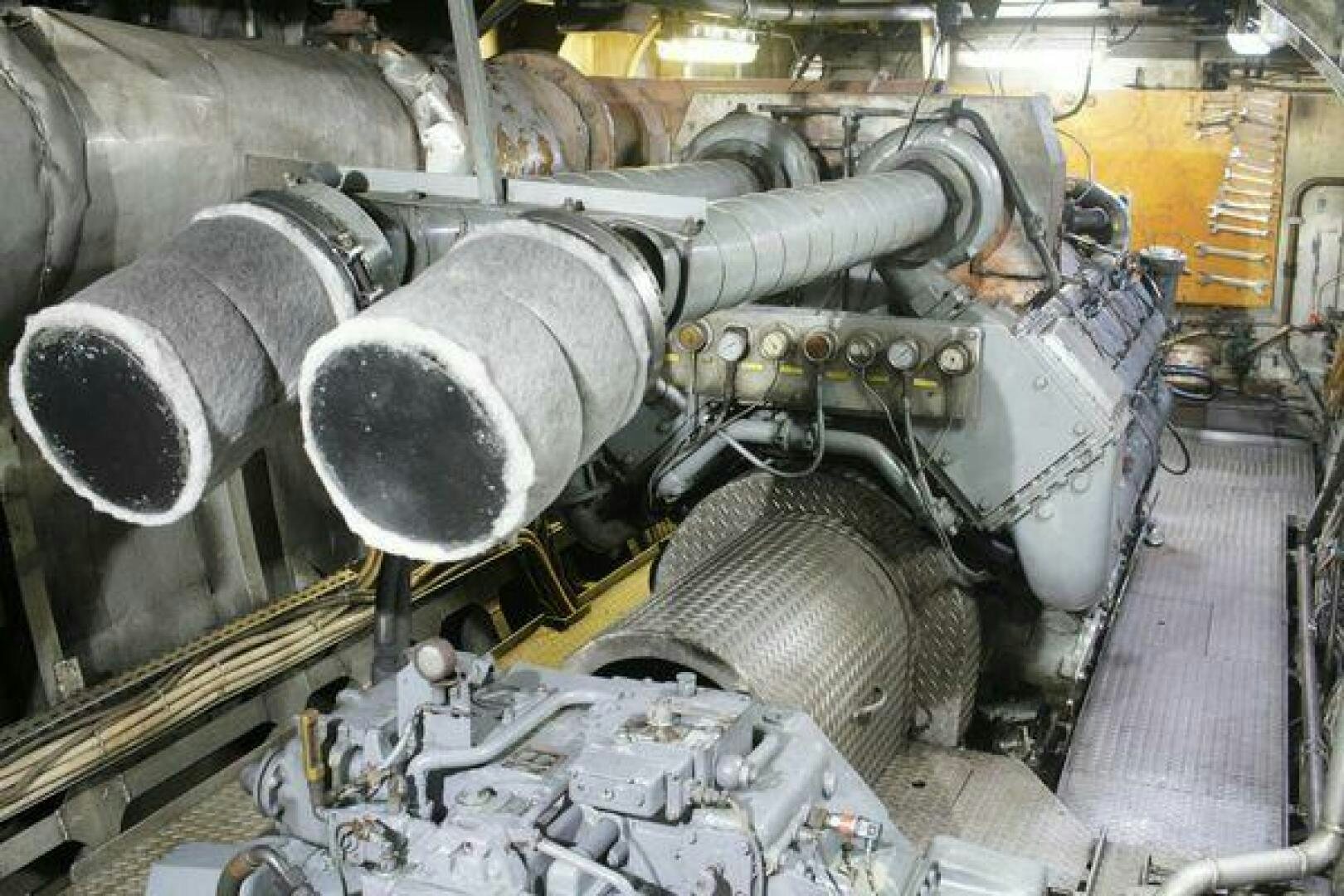 a close-up of a machine aboard JADEN SUN Yacht for Sale