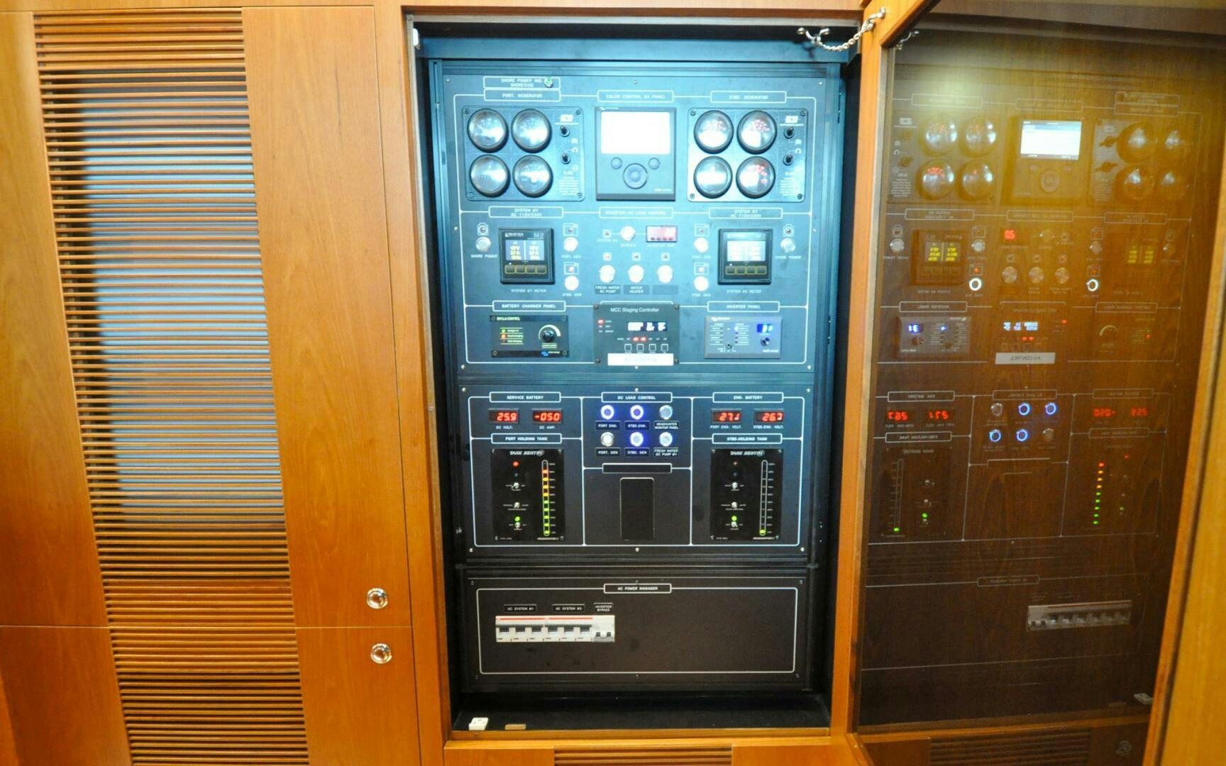 a machine with buttons aboard CASTINA Yacht for Sale