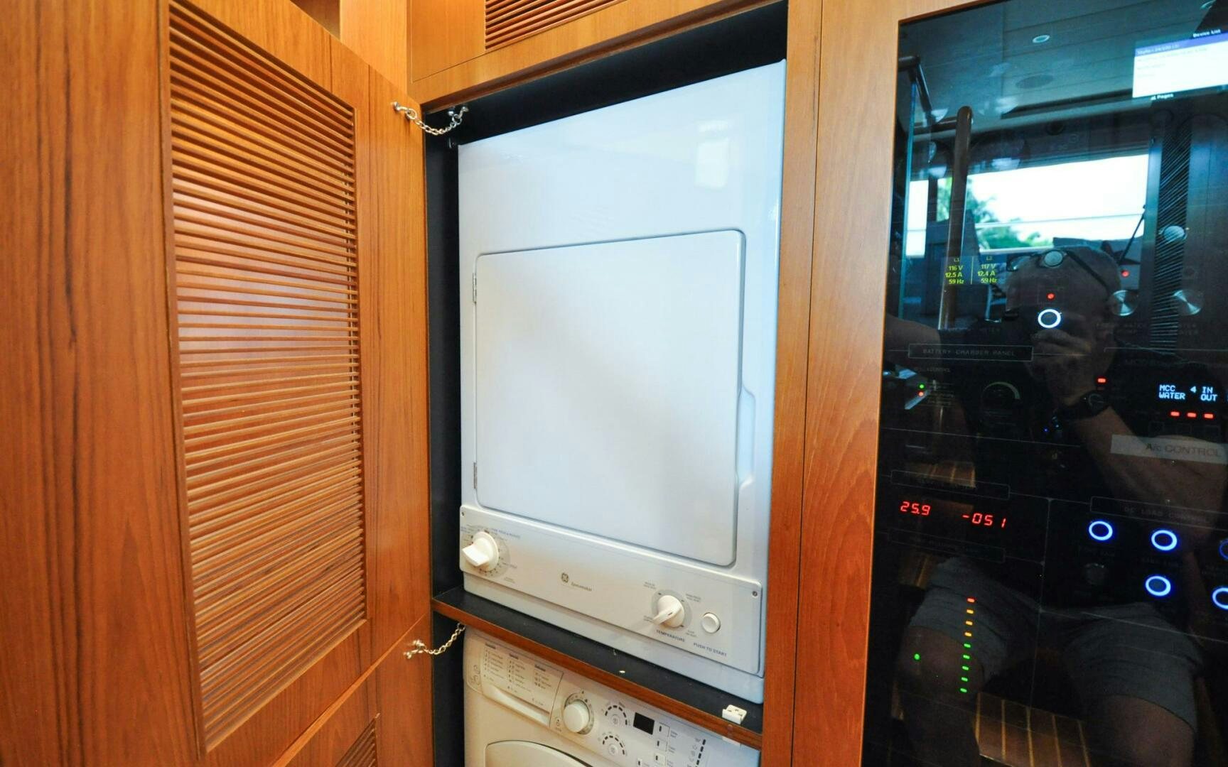 a tv and a television aboard CASTINA Yacht for Sale