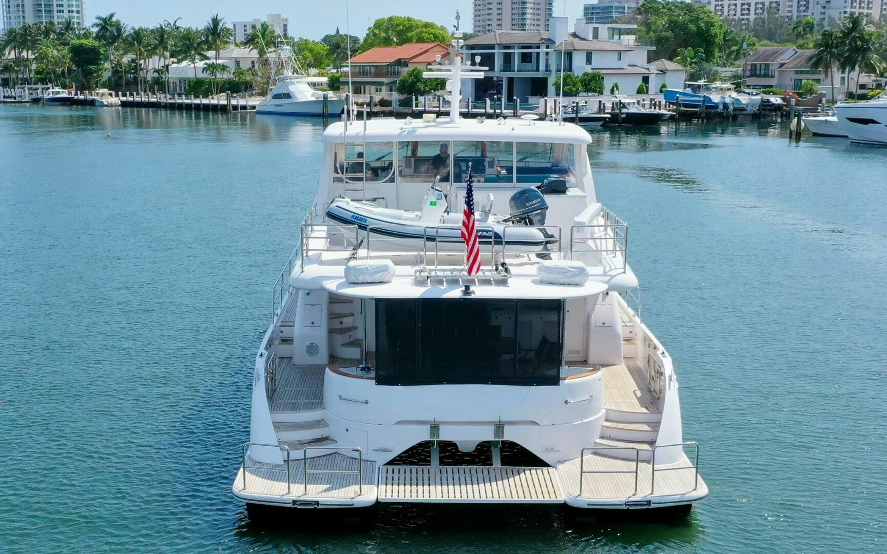 a boat in the water aboard CASTINA Yacht for Sale