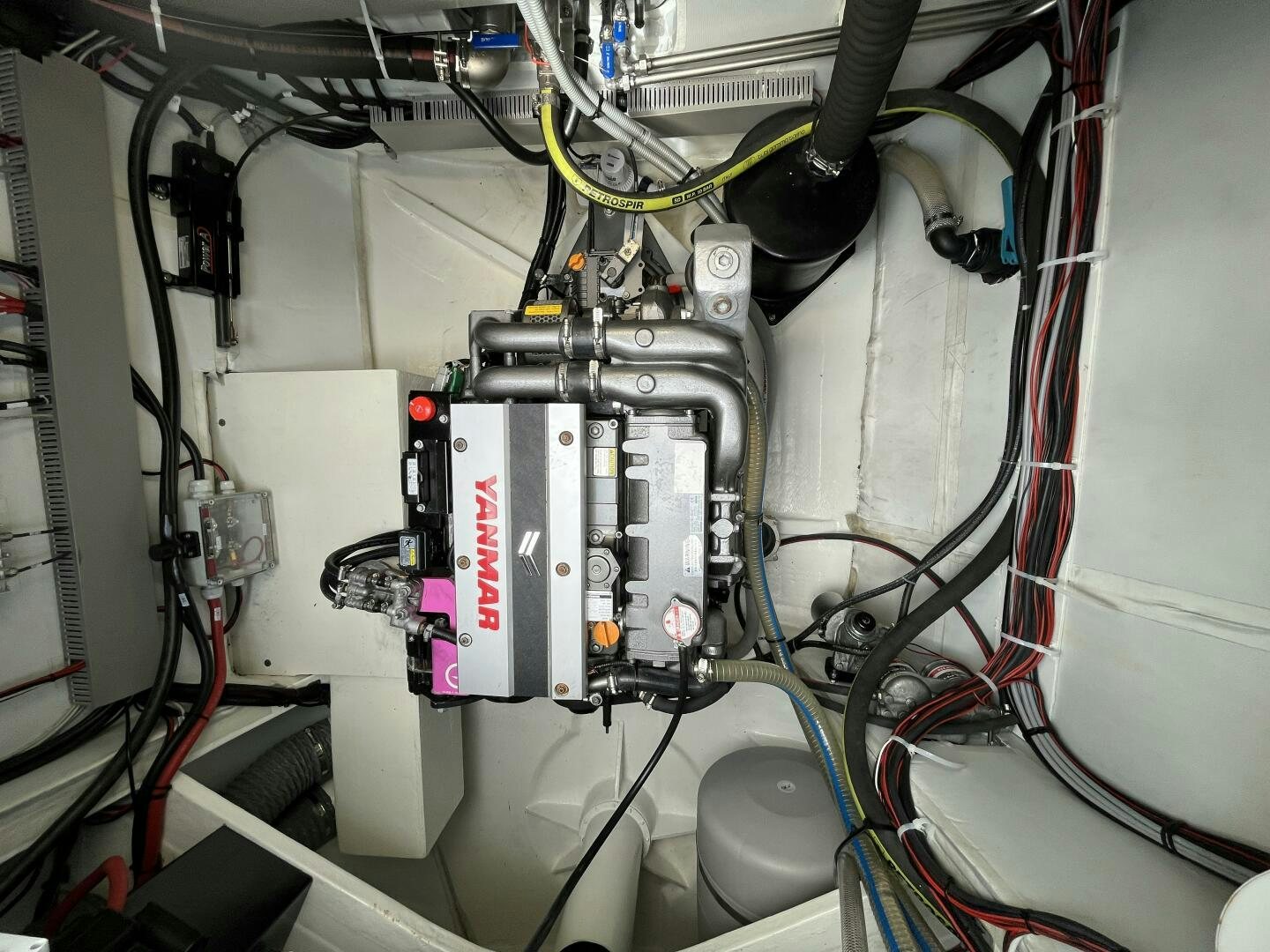 a close-up of a machine aboard CATCH ME Yacht for Sale