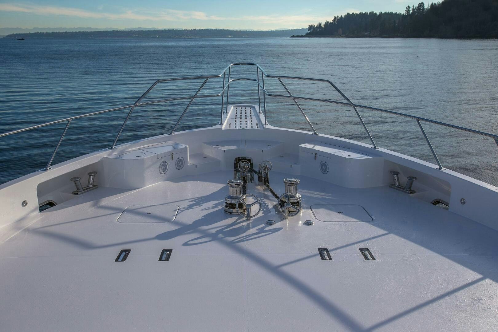 a boat on the water aboard CAZADOR Yacht for Sale