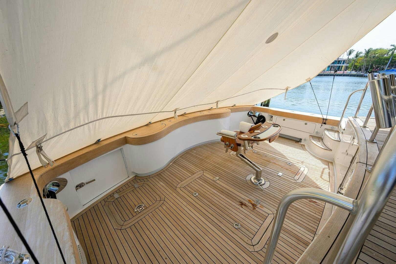 a boat on the water aboard JR Yacht for Sale