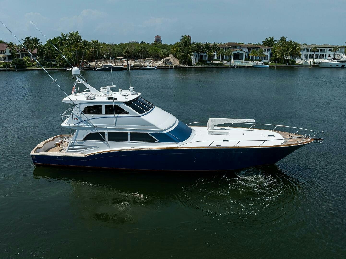 a boat in the water aboard JR Yacht for Sale