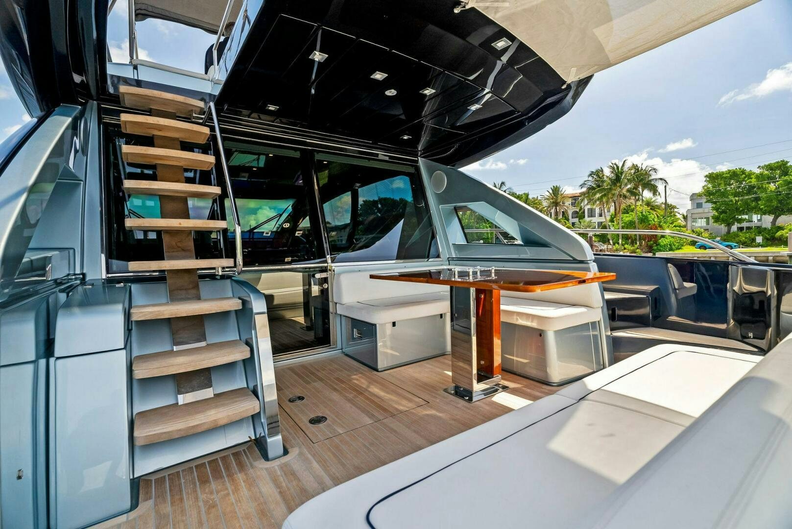 inside of a car aboard KNOT NORMAL Yacht for Sale