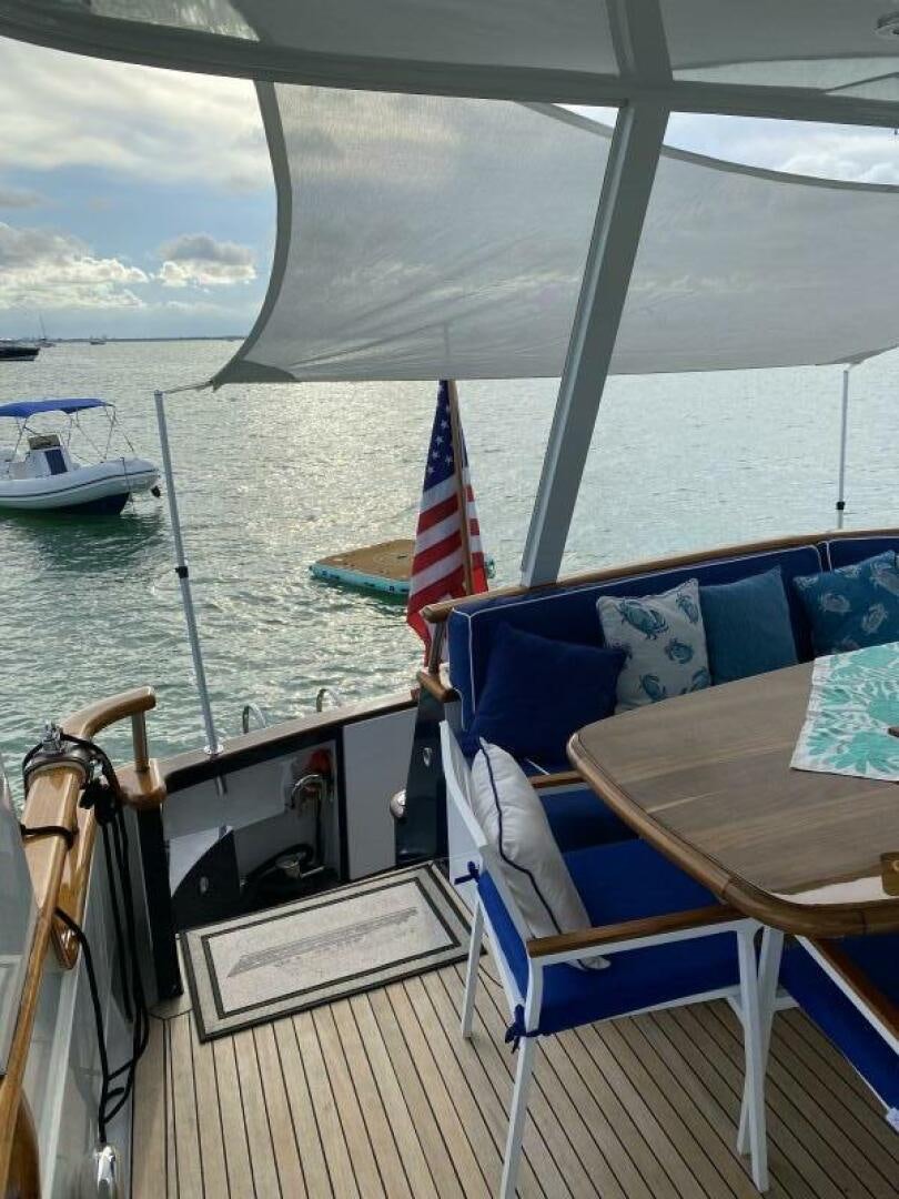 a boat on the water aboard PRECIOUS CARGO Yacht for Sale