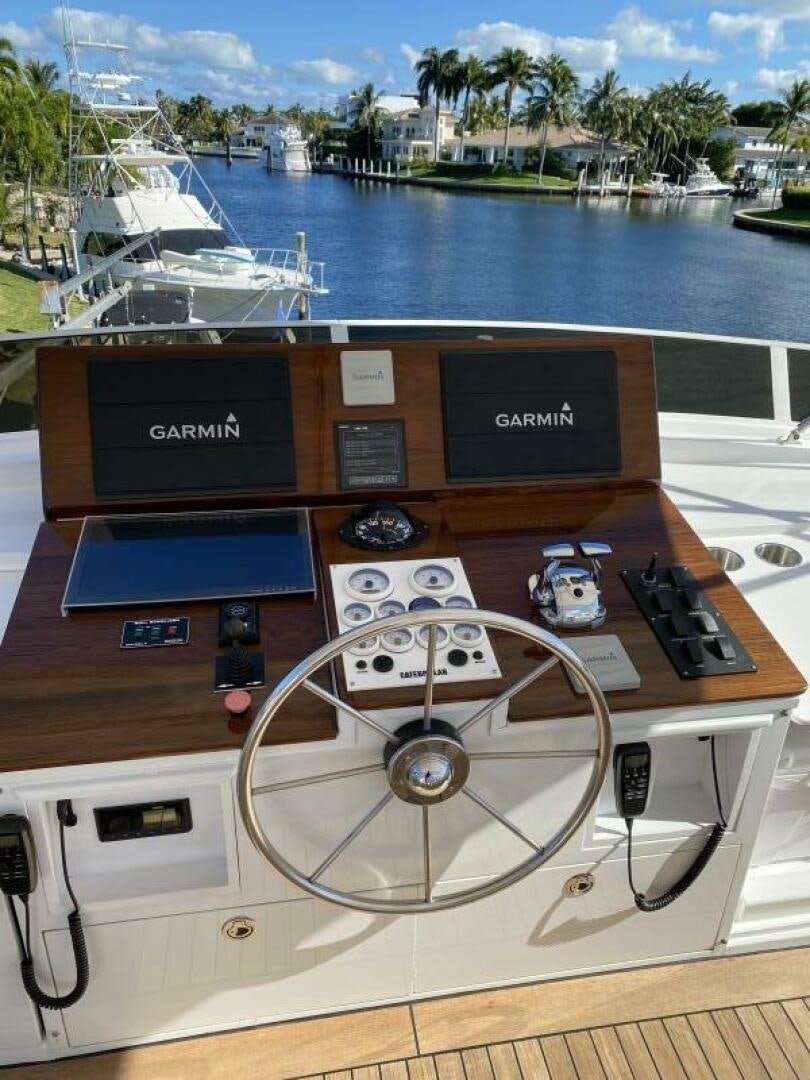 a radio on a table aboard PRECIOUS CARGO Yacht for Sale