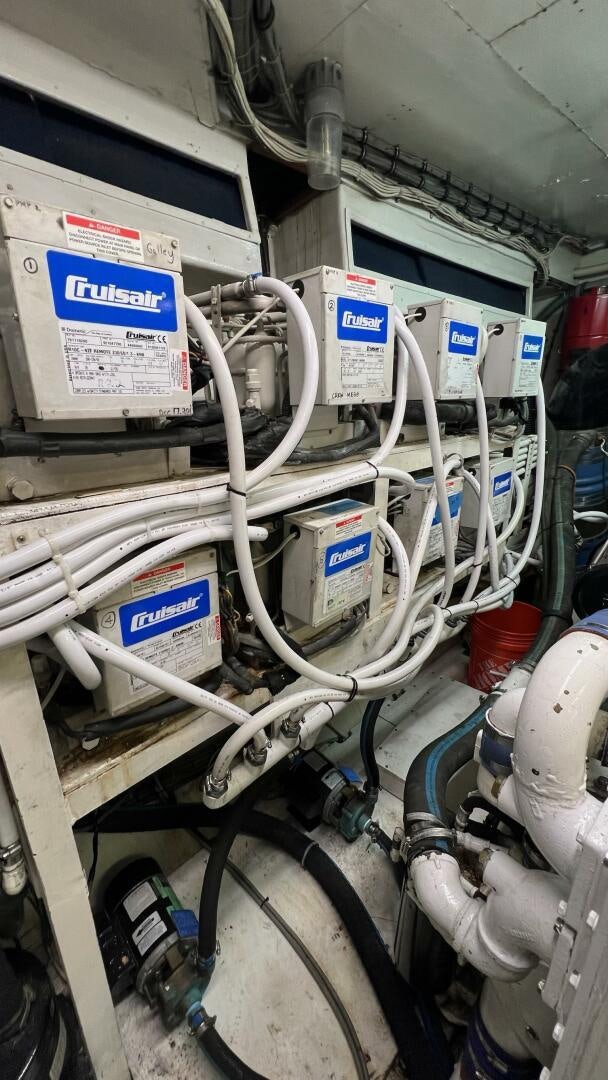 a close-up of a machine aboard SEA OWL Yacht for Sale