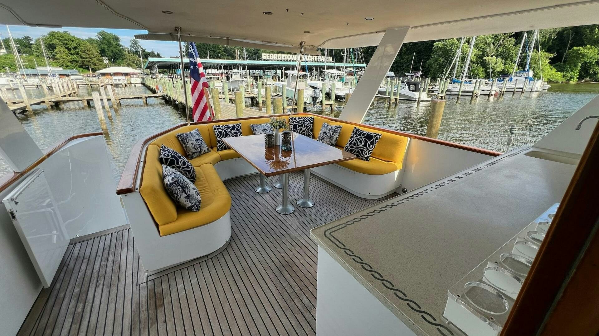 a boat on the water aboard SEA OWL Yacht for Sale