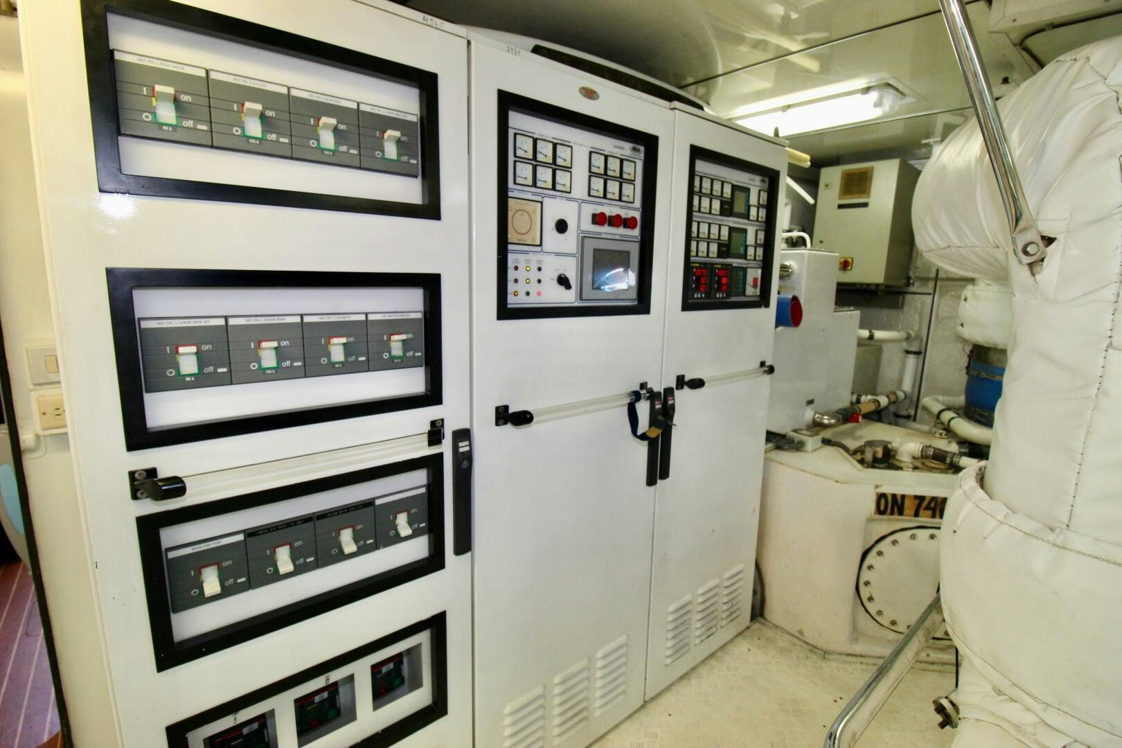 a white room with medical equipment aboard MY WAY Yacht for Sale