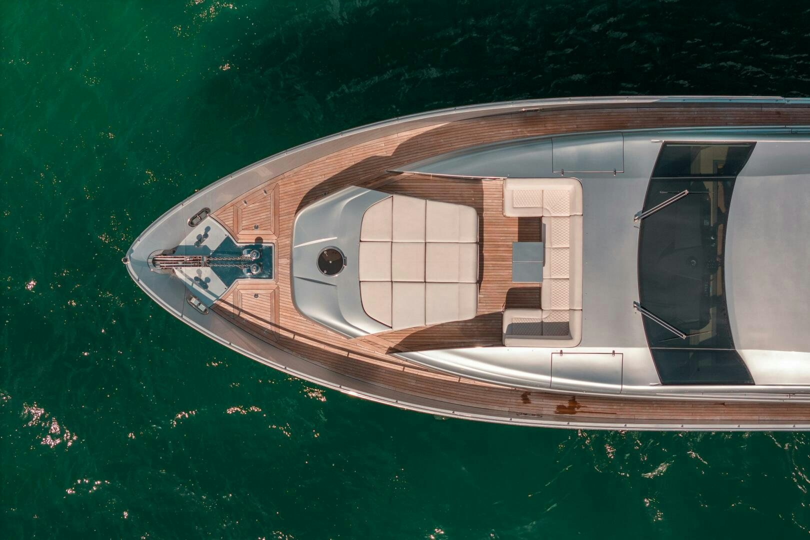 a boat in the water aboard INCOGNITO Yacht for Sale