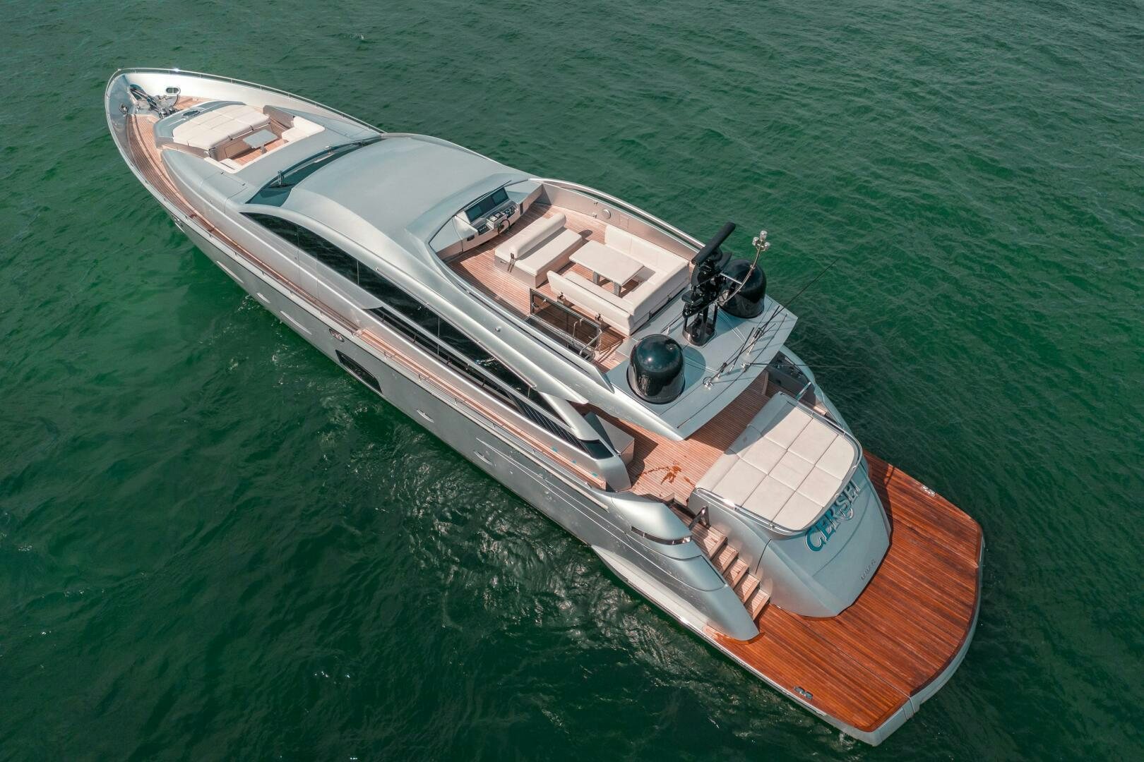 a boat in the water aboard INCOGNITO Yacht for Sale