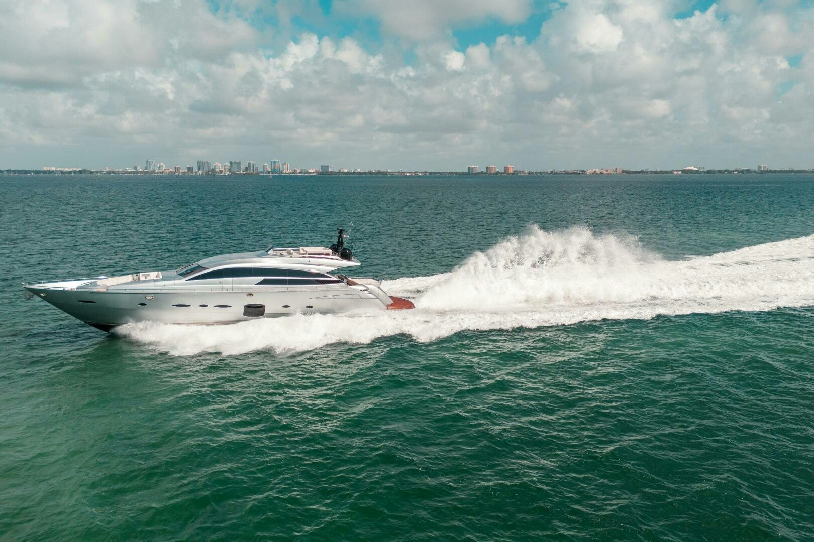 a boat in the water aboard INCOGNITO Yacht for Sale