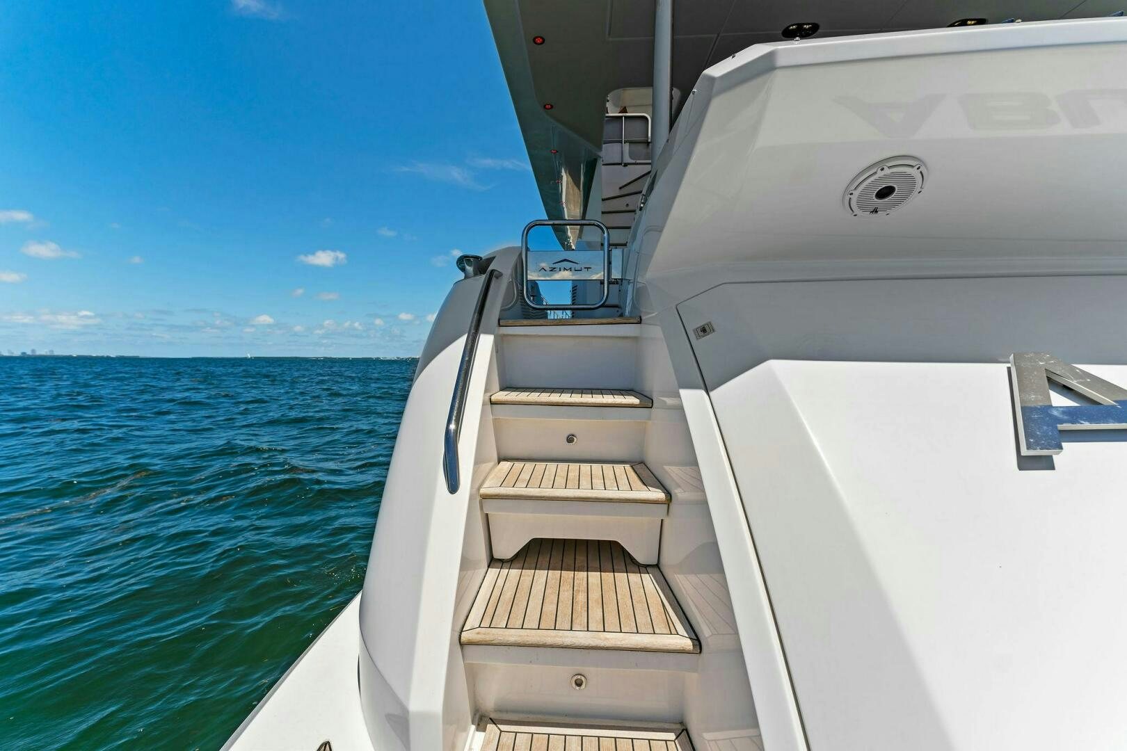 a boat on the water aboard LIMITLESS Yacht for Sale