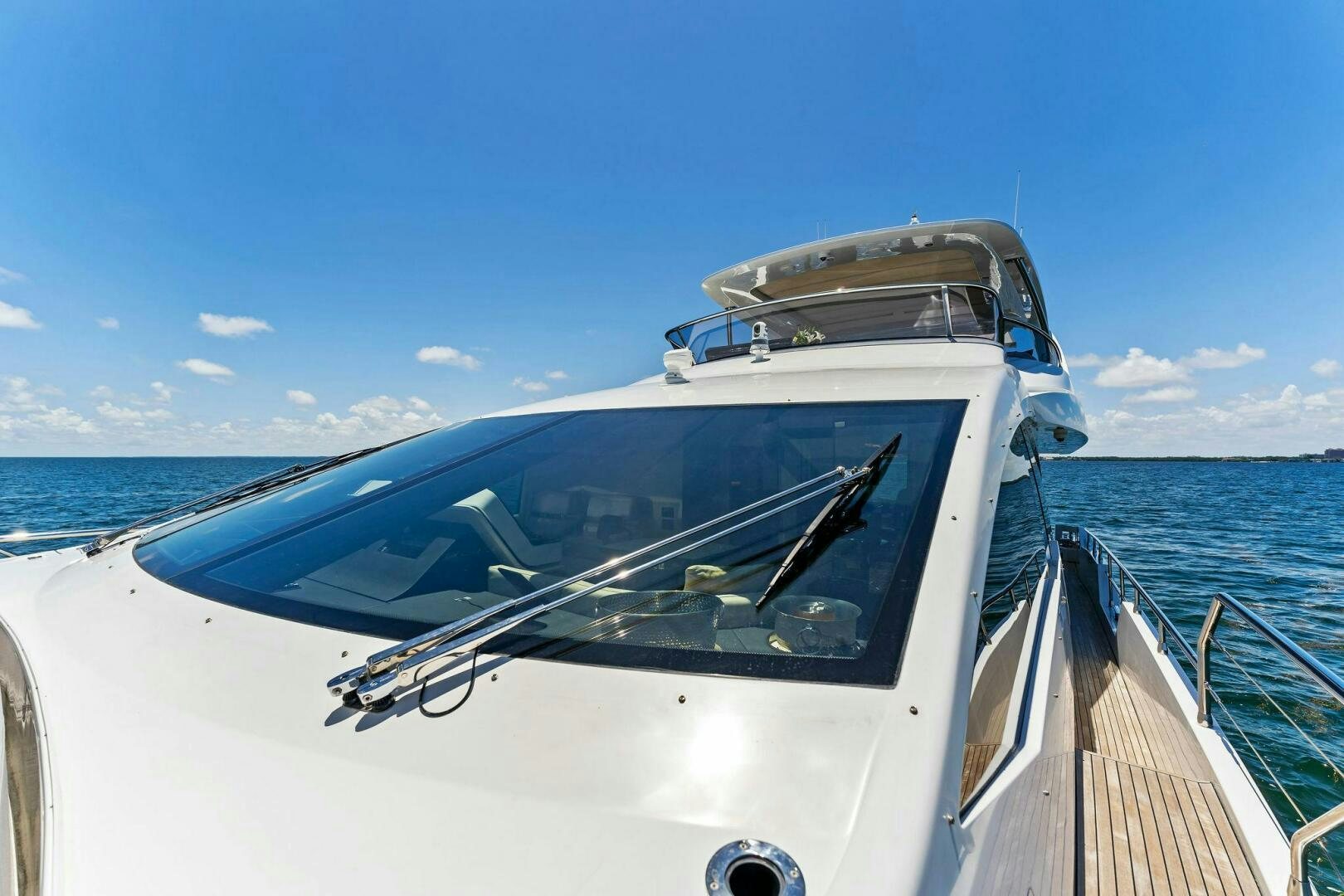 a boat on the water aboard LIMITLESS Yacht for Sale