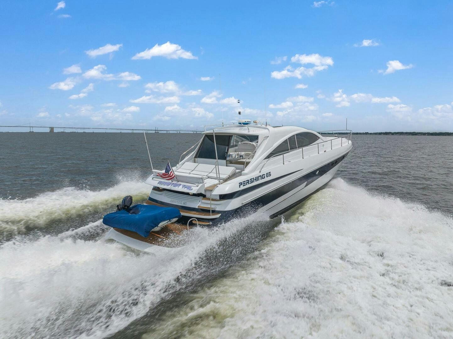 a boat on a beach aboard ROOSTERTAIL Yacht for Sale
