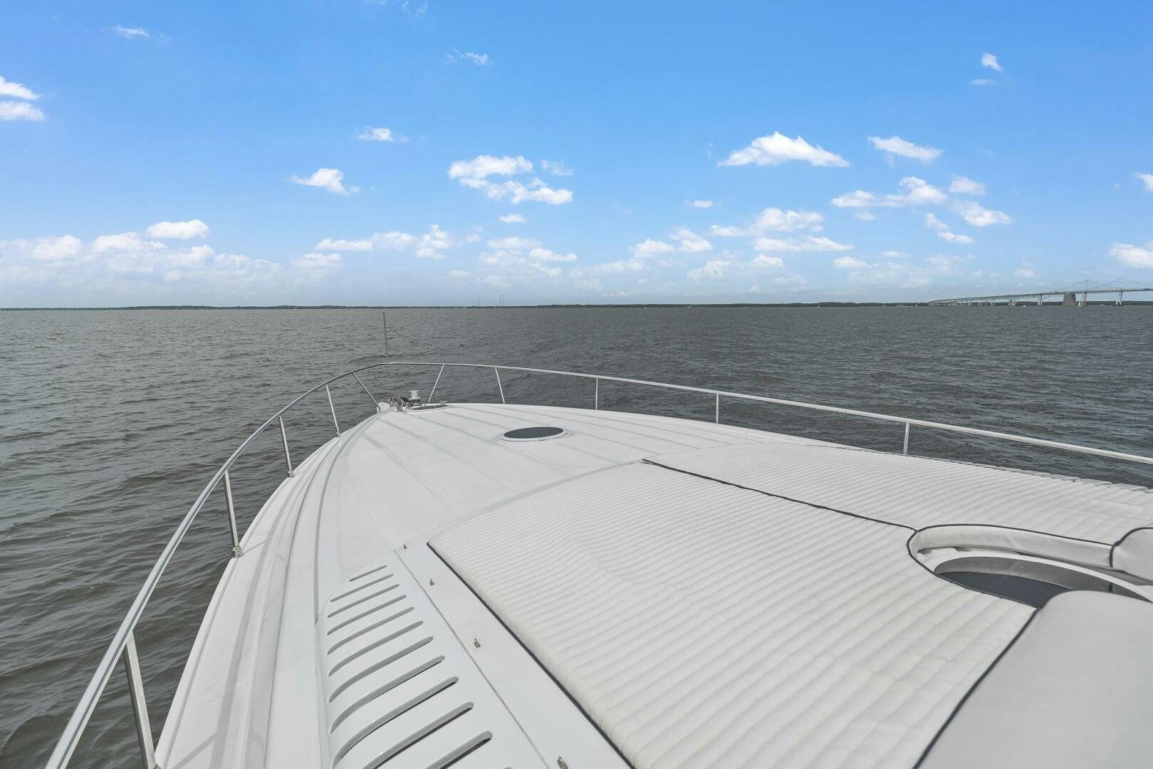 a boat on the water aboard ROOSTERTAIL Yacht for Sale