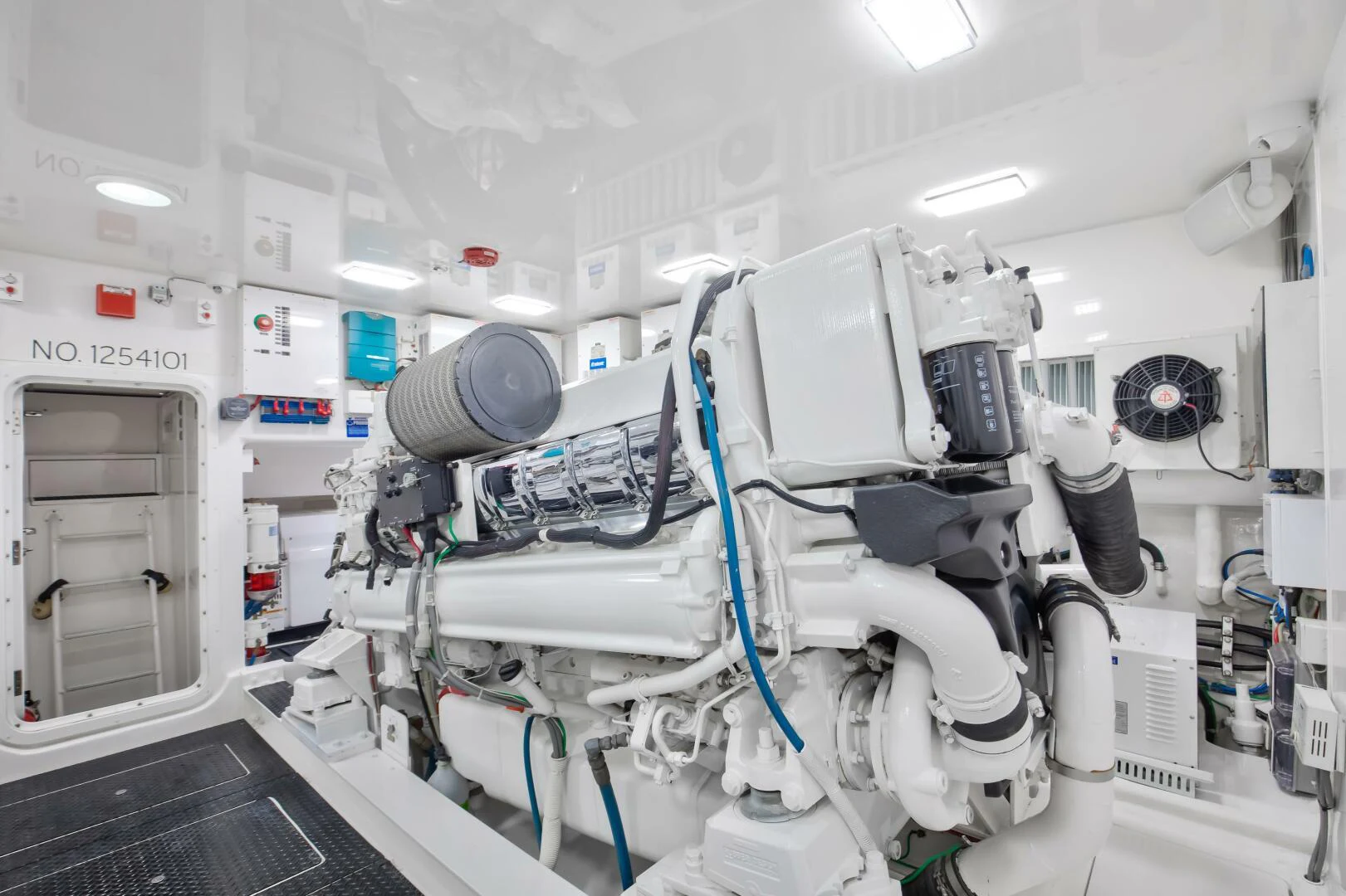 a machine with wires aboard DONE DEAL Yacht for Sale